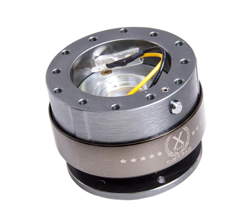 NRG Quick Release Gen 2.0 Gunmetal Body Titanium Chrome Ring - Image 4