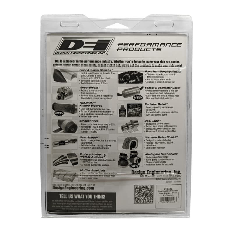 DEI Titanium Pipe Shield Heat Protection for Exhaust Pipes 10453 - Image 5