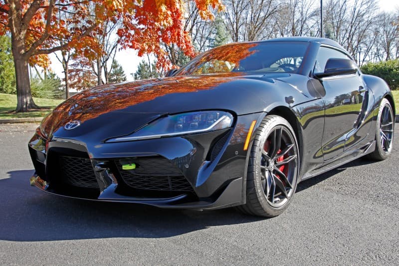 Perrin Performance Tow Hook Kit for 20-25 Toyota Supra Front Neon Yellow - Image 3