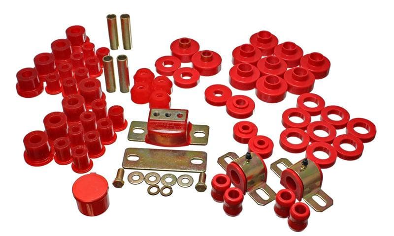 Energy Suspension Hyper-Flex Polyurethane Bushings Red - Image 3