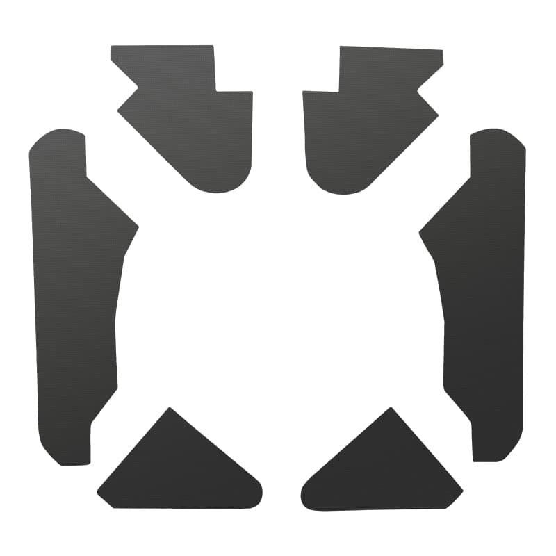 DEI Hoodliner Insulation Kit Custom Cut Black Under Hood Material - Image 2