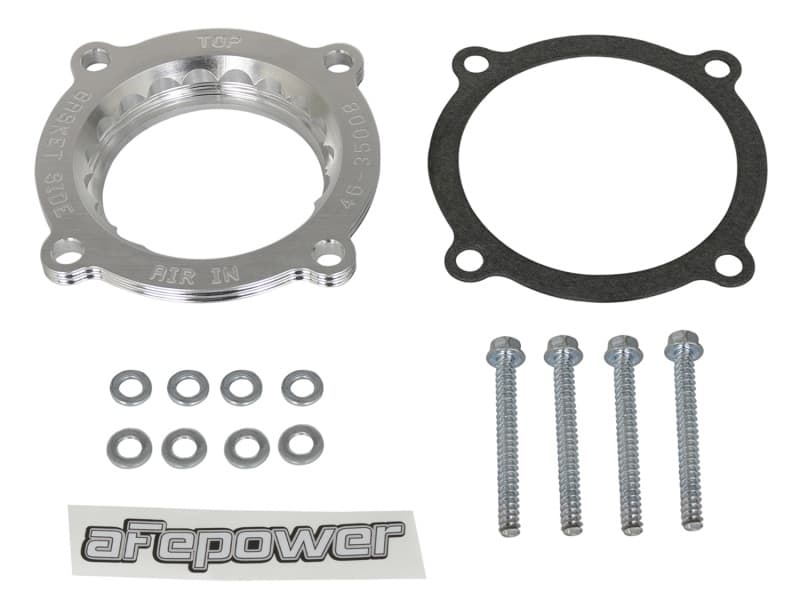 aFe Silver Bullet Throttle Body Spacer for Chevy C6 T-6061 Billet Aluminum Se... - Image 5