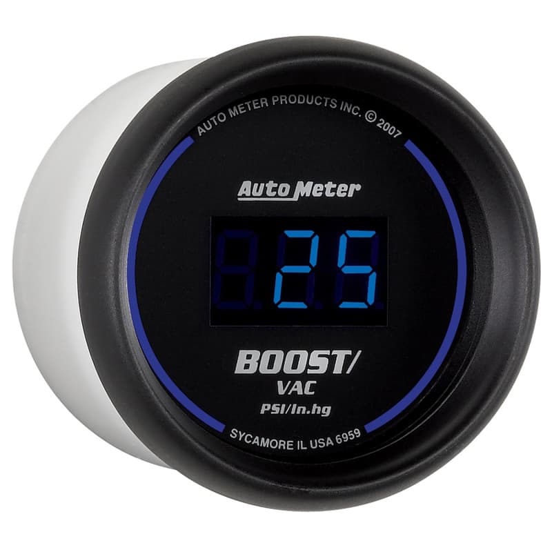 AutoMeter Digital Boost/Vac Gauge for High Accuracy 30 In/Hg to 30 Psi - Image 3