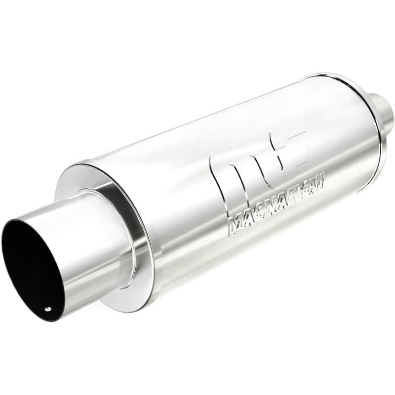 Magnaflow Stainless Steel Straight-Through Muffler with Integrated Welded Tip - Image 2
