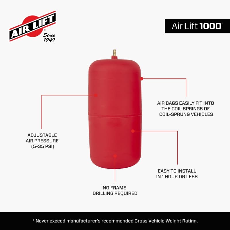 Air Lift 1000 Air Spring Kits - Image 4