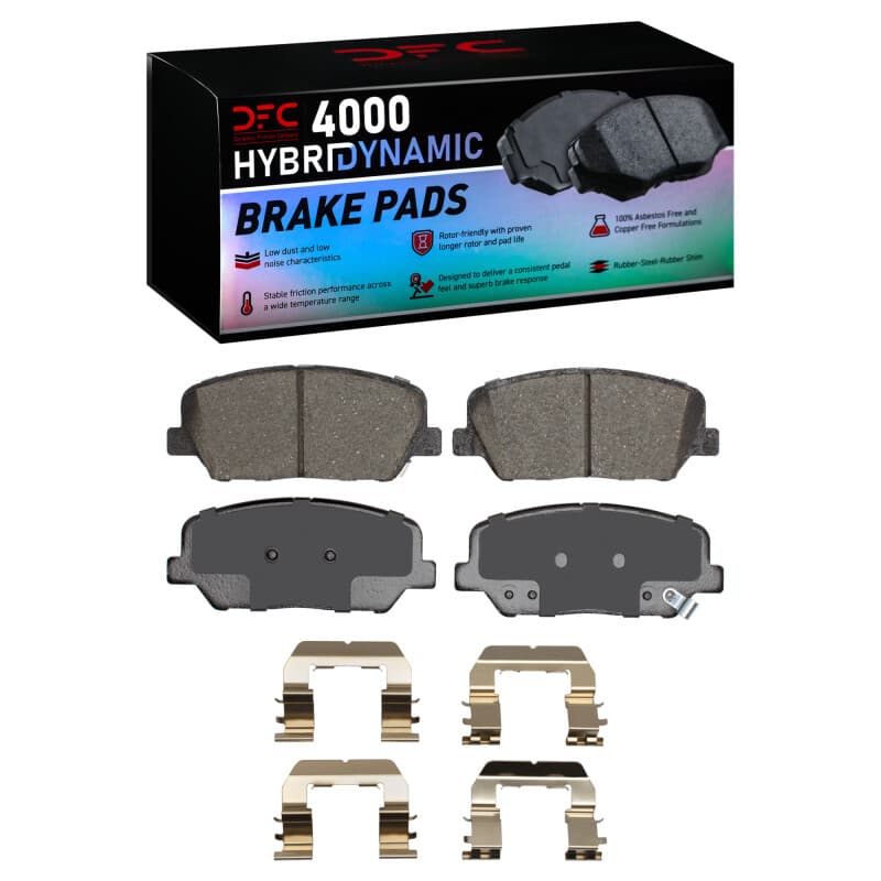 DFC 4000 HybriDynamic Brake Pads Consistent Pedal Feel Low Dust Low Noise
