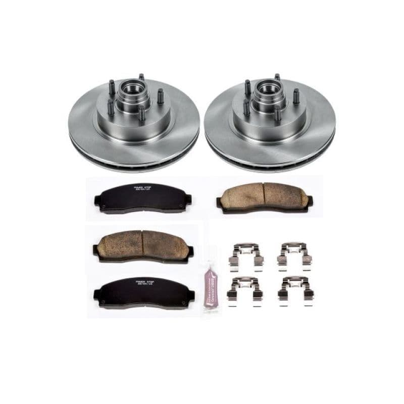 PowerStop Autospecialty Brake Kit for Daily Driver with Z17 Ceramic Pads & Ro...