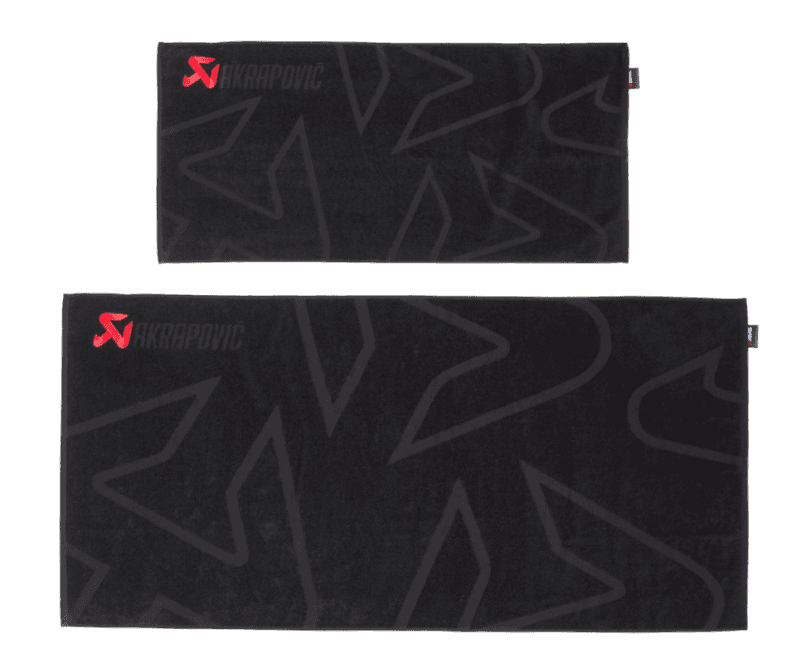 Akrapovic Towel Set Black with Red Logo - Image 3