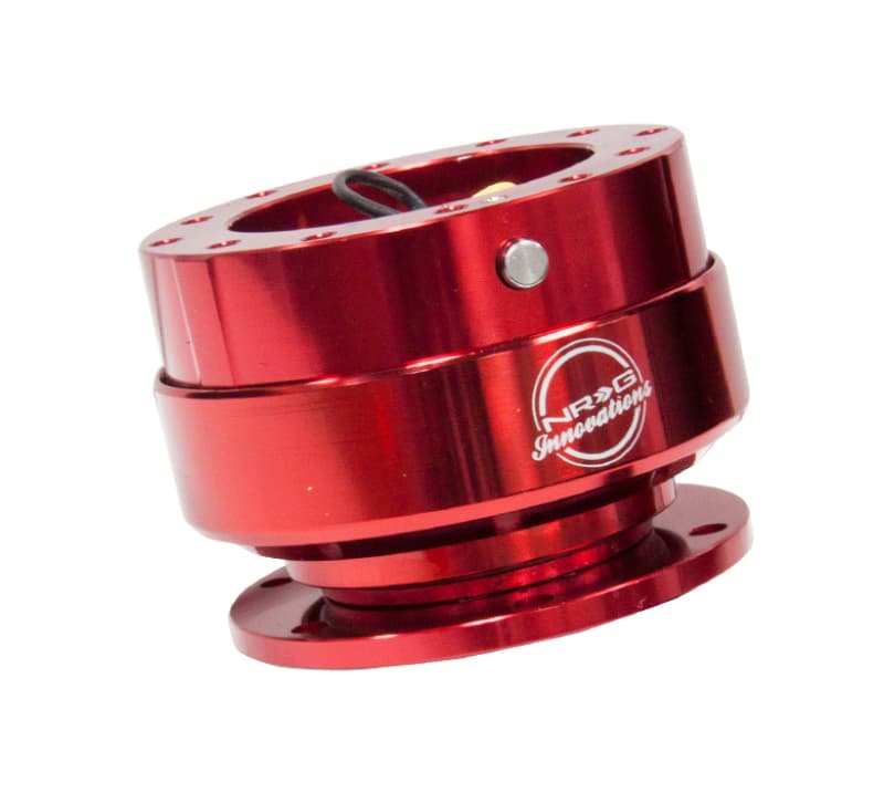 NRG Quick Release Gen 2.0 for Steering Wheels Red Body Red Ring
