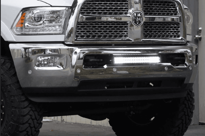 Cali Raised LED Bumper Light Brackets Kit for 10-18 Dodge Ram 2500/3500 with ...
