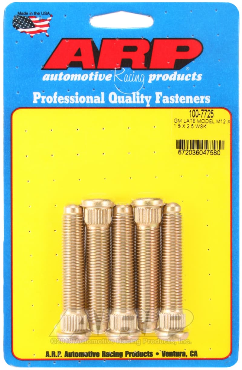 ARP Wheel Stud Kit for Late Model GM M12x1.50in x 2.50in - Image 2