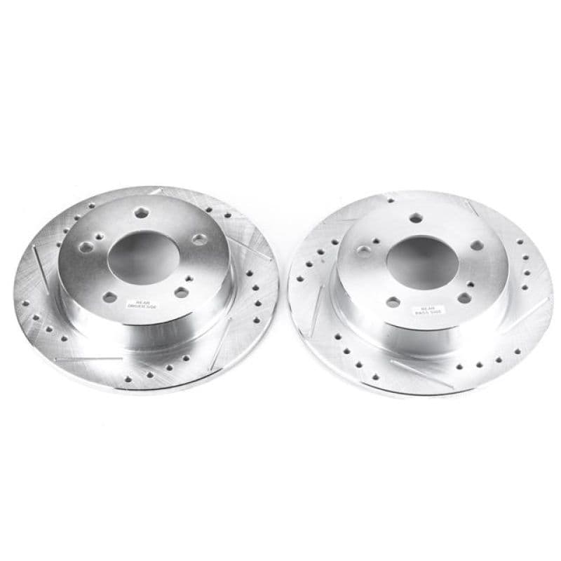 PowerStop Evolution Drilled/Slotted Brake Rotor for OE Fit with Zinc Plating