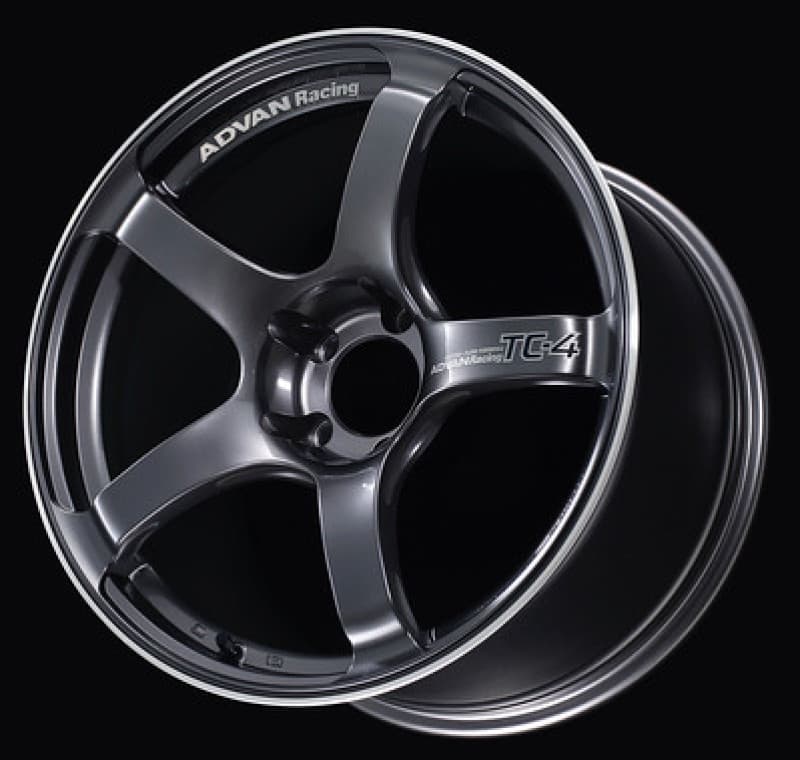 Advan TC4 17x8.0 +38 5x114.3 Racing Gunmetallic Ring Wheel