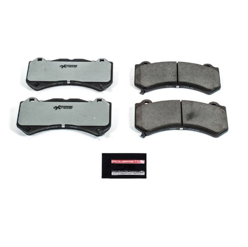 PowerStop Z26 Ceramic Brake Pads for Muscle Cars Low-Dust Carbon-Fiber Compound