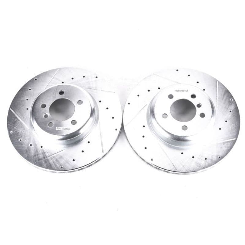 PowerStop Evolution Drilled/Slotted Rotor for OE Fit with Zinc Plating