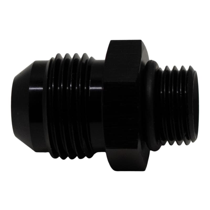 DeatschWerks 6AN ORB Male to 8AN Male Flare Adapter Anodized Matte Black