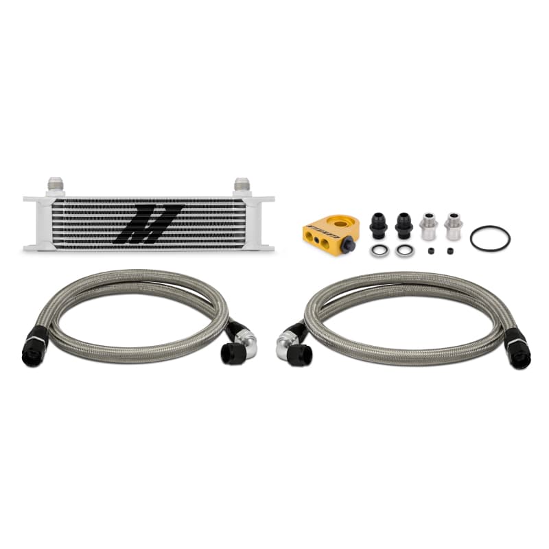Mishimoto Oil Cooler Kit Universal 10-Row with Thermostatic Sandwich Plate