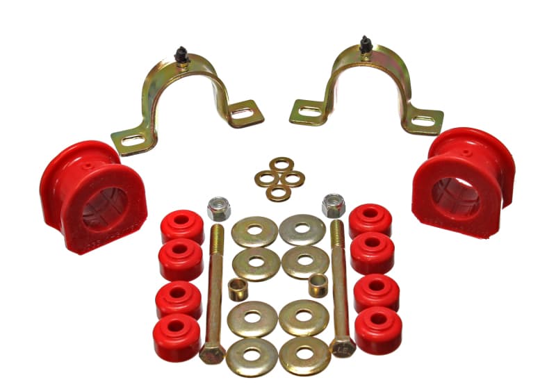 Energy Suspension Sway Bar Bushings Hyper-Flex Polyurethane Red - Image 3