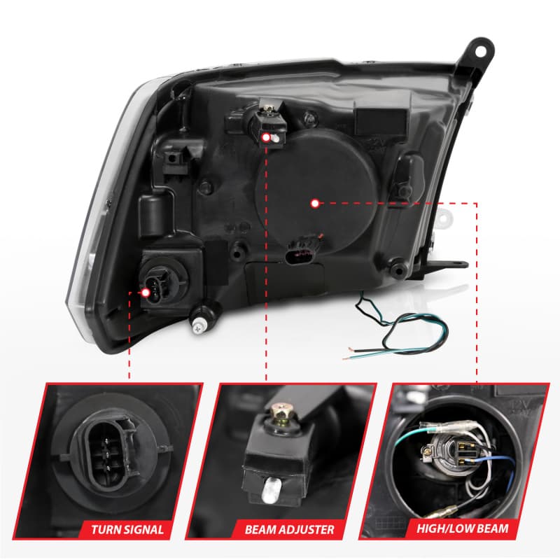 ANZO LED Projector Headlights for Chevy C6 111404 - Image 5