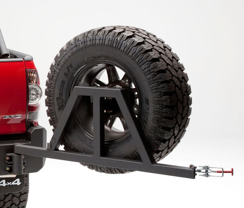 Body Armor 4x4 Tire Carrier for Tacoma 2" Square Tube Design Fits 35" Tire - Image 5