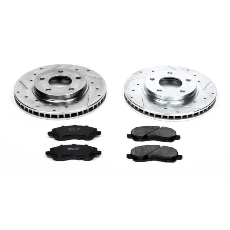 PowerStop Z23 Evolution Brake Kit for Daily Driver Carbon-Fiber Ceramic Pads