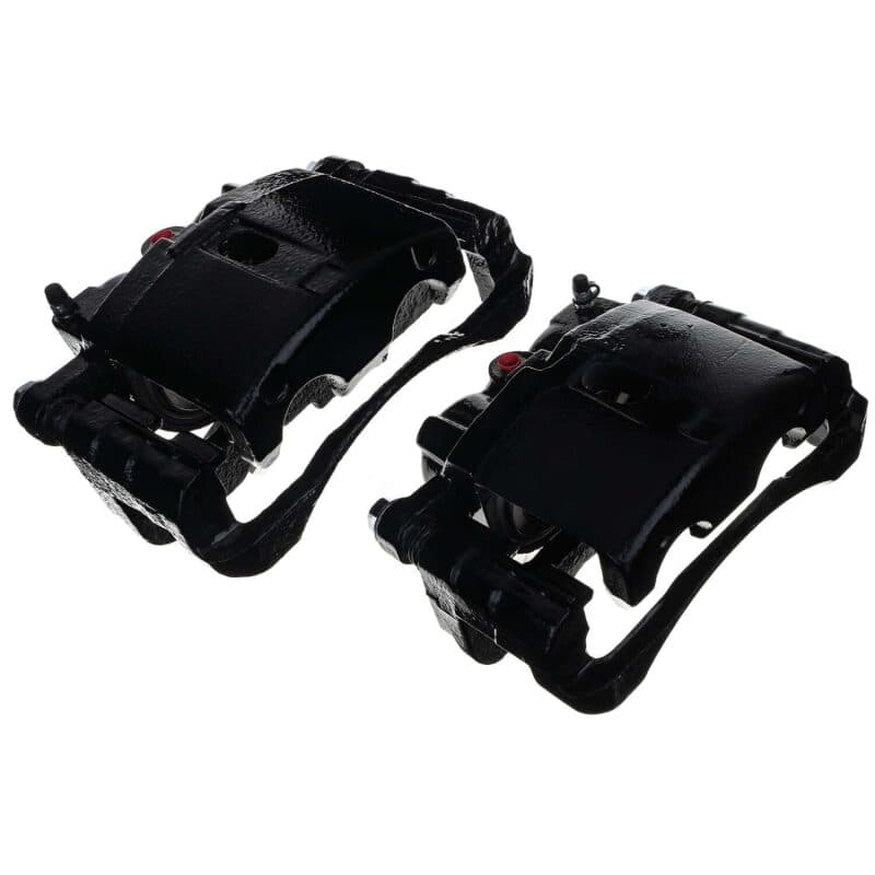 PowerStop Brake Calipers Black Powder Coated Pair Durable High-Temp Finish - Image 5