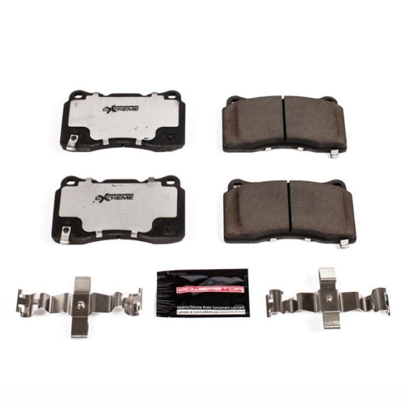 PowerStop Z26 Ceramic Brake Pads for Muscle Cars Low-Dust Carbon-Fiber Compound