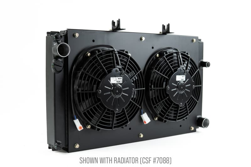 CSF Fan Shroud for CSF #7088 with Dual 9-Inch 1180 CFM SPAL Fans - Image 2