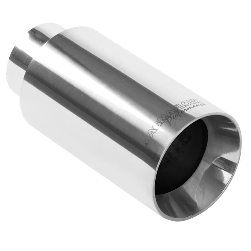 MagnaFlow 3in Round Polished Stainless Steel Exhaust Tip