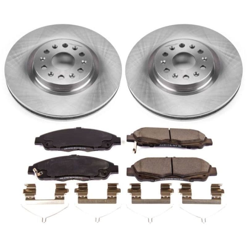 PowerStop Autospecialty Brake Kit for Daily Driver with Z17 Ceramic Pads & Ro...