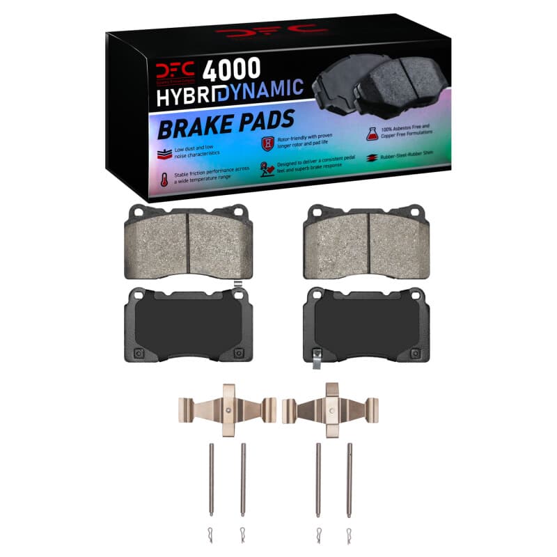 DFC 4000 HybriDynamic Brake Pads Low Dust Low Noise Consistent Pedal Feel