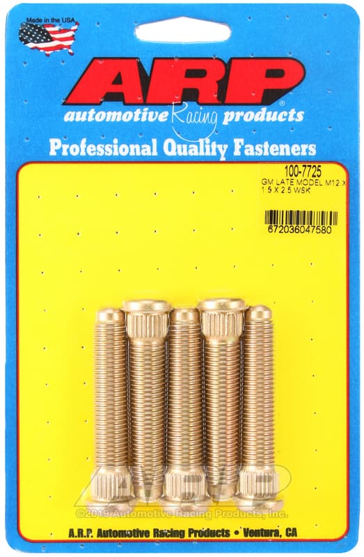 ARP Wheel Stud Kit for Late Model GM M12x1.50in x 2.50in