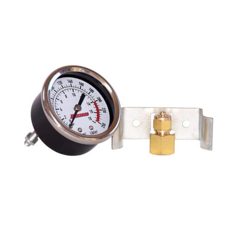 Kleinn Air Horns Dash Mount 250 PSI Air Pressure Gauge with Bracket