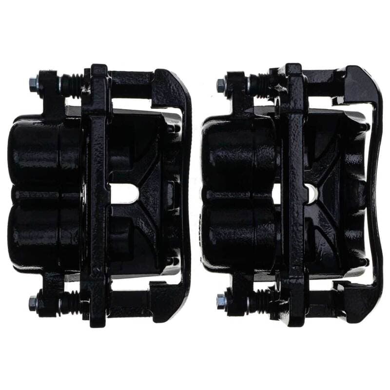 PowerStop Brake Calipers Black Powder Coated Pair Durable High-Temp Finish - Image 4