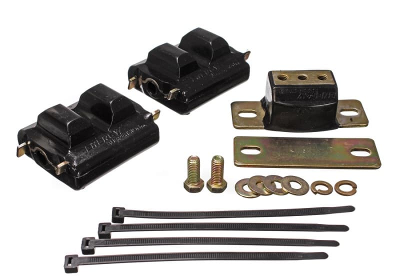 Energy Suspension Eng/Trans Combo Kit Black Polyurethane