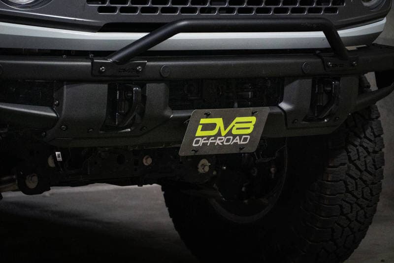 DV8 Offroad License Plate Relocation Bracket for Bronco Front Bumper Angle Mount - Image 5