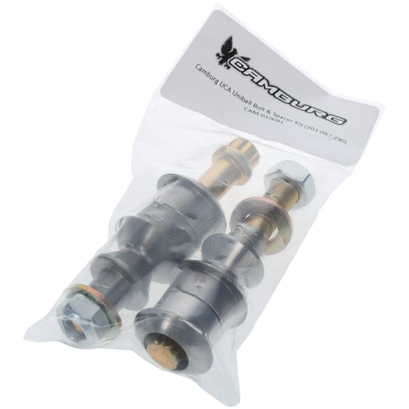 Camburg Uniball Hardware Kit for Upper Control Arms with Stainless Steel Spacers - Image 2