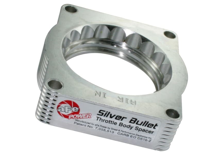 aFe Silver Bullet Throttle Body Spacer for Chevy C6 T-6061 Billet Aluminum Se...