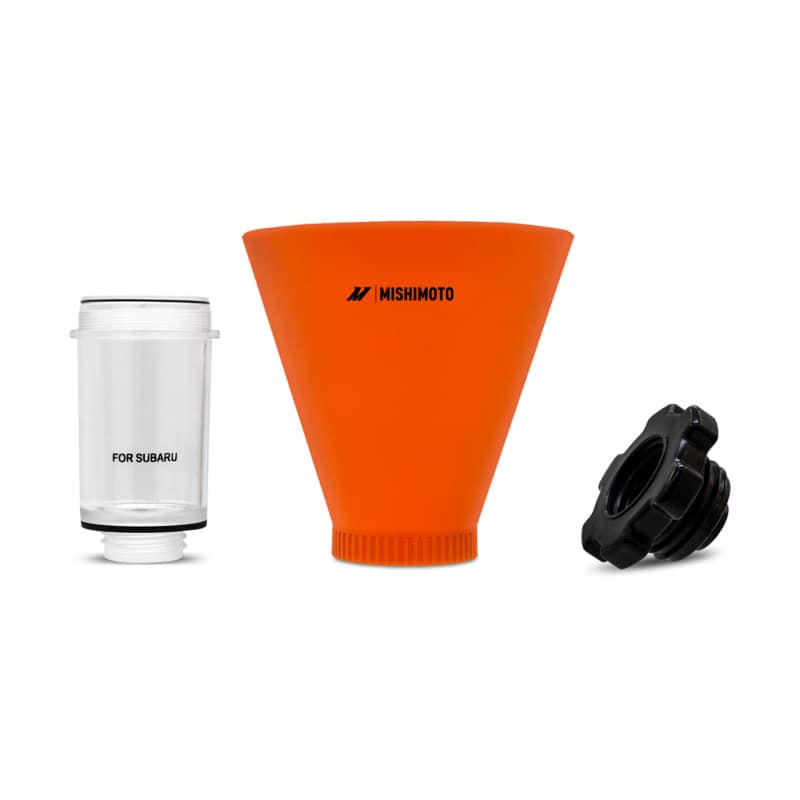 Mishimoto Direct Fit Oil Funnel Kit for Subaru with 150° Extended Adapter