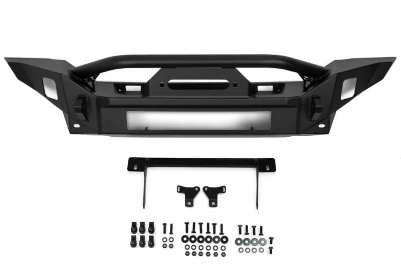 DV8 Offroad Mid-Width Winch Front Bumper for Jeep Wrangler JL & Gladiator JT - Image 4