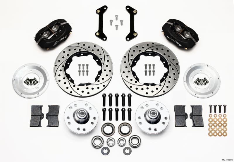 Wilwood Dynalite 4-Piston Front Brake Kit for American Muscle Cars