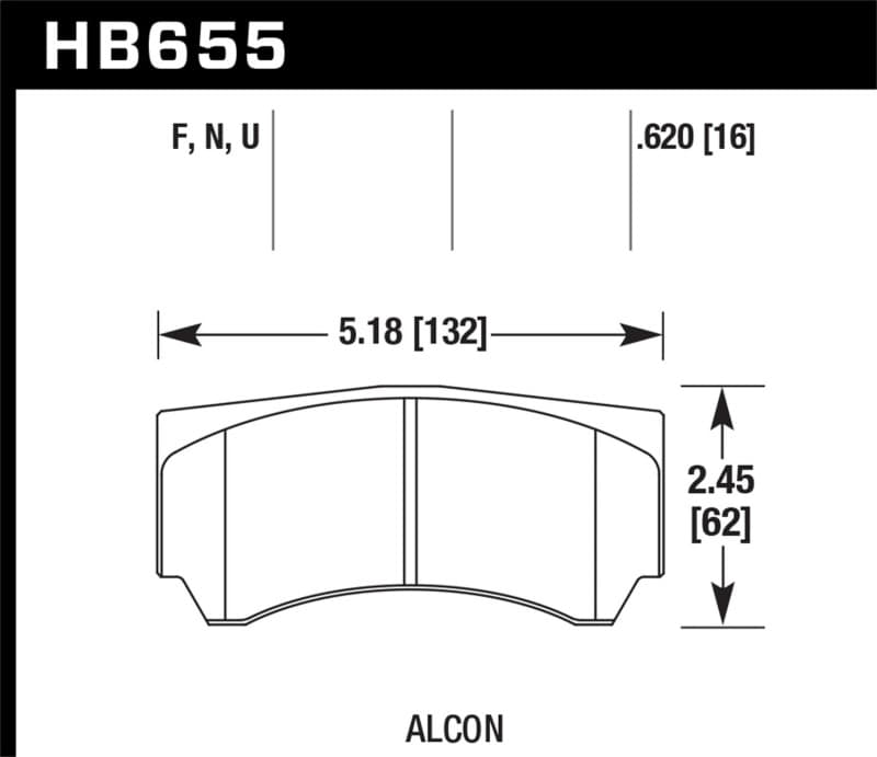 Hawk Performance HPS 5.0 Brake Pad Set for Street Vehicles High Friction Comp...