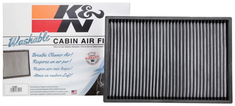 K&N Engineering Washable Cabin Air Filter for Factory Air Box High-Flow Synth... - Image 4