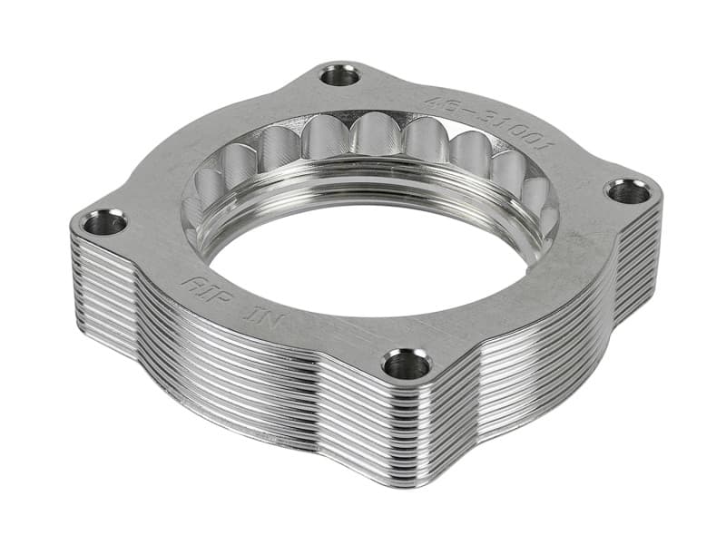 aFe Silver Bullet Throttle Body Spacer for Improved Airflow T-6061 Billet Alu... - Image 2