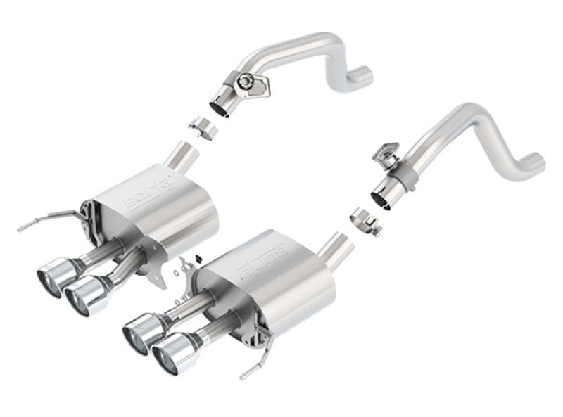 Borla Axle-Back Exhaust for Non-NPP Vehicles 4.25" Polished T-304 Stainless S...