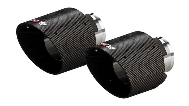 Borla Carbon Fiber Exhaust Tips for 300C (2023) & Charger (15-23) 5" - Image 2