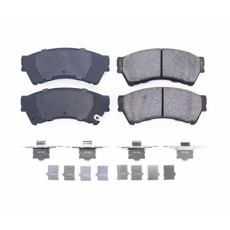 PowerStop Z17 Evolution Plus Ceramic Brake Pads for OE Fitment with Stainless...
