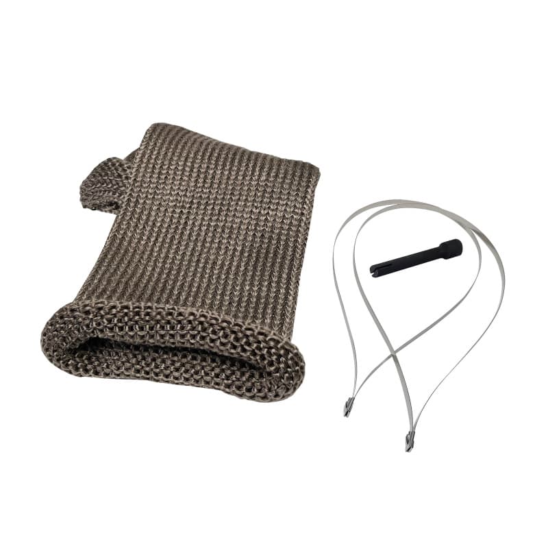 DEI Titanium Exhaust Wrap Sleeve 12in for 3in Tube 1800°F Max Temperature - Image 2
