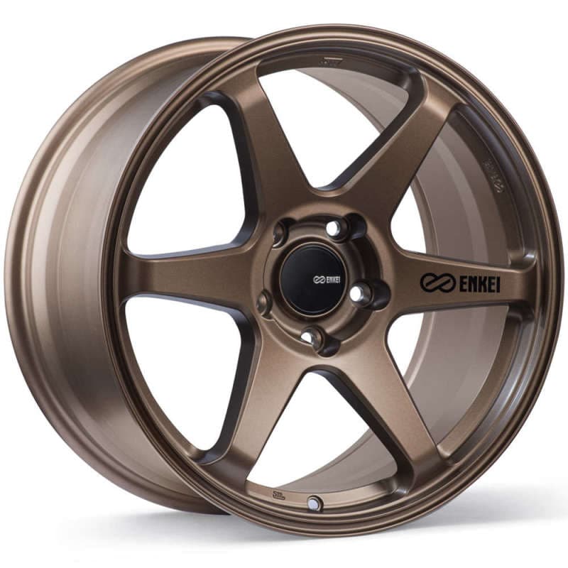 Enkei T6R 18x8.5 38mm Offset 5x114.3 Matte Bronze Wheel