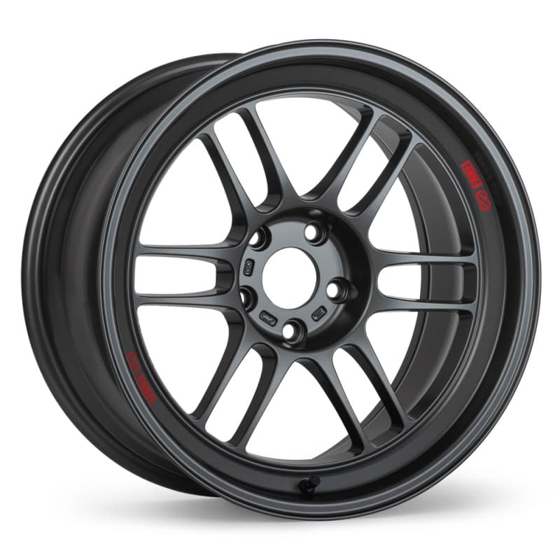 Enkei RPF1RS 18x11 5x114.3 Matte Gunmetal Wheel -10mm Offset 75mm Bore